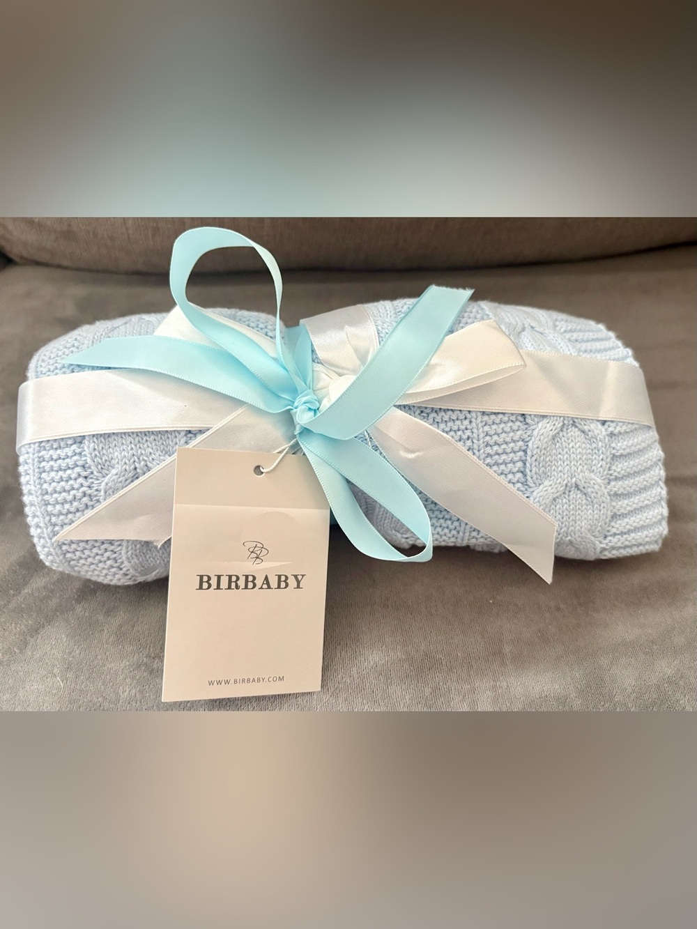 Birbaby Blue Blanket NWT